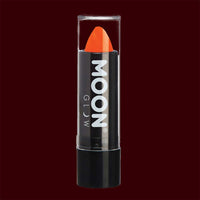 Orange neon UV black light lipstick