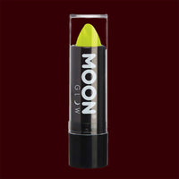 Yellow neon UV black light lipstick