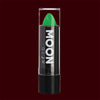 Green neon UV black light lipstick