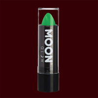 Green neon UV black light lipstick