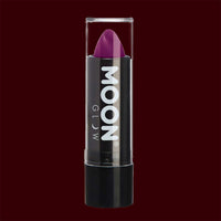 Violet neon UV black light lipstick