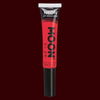 Red neon UV black light mascara