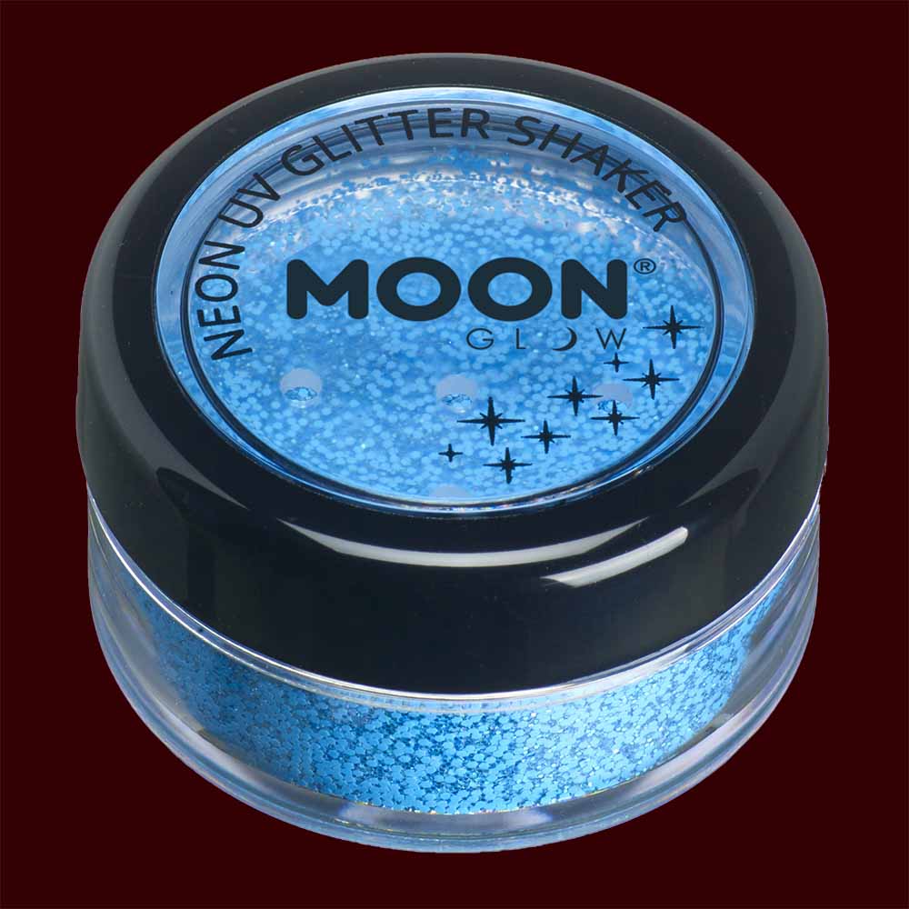 Blue UV blacklight fine glitter