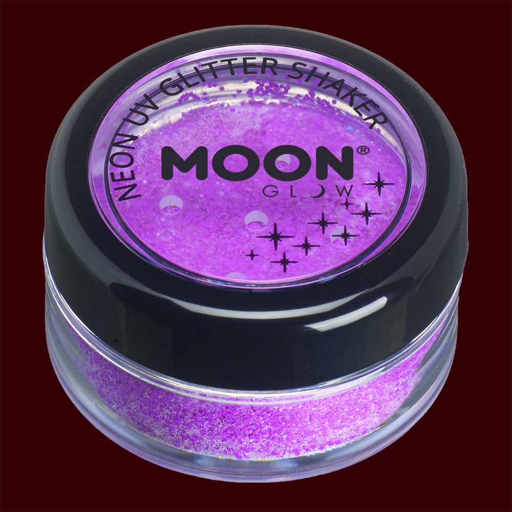 Moon Glow Neon UV Fine Glitter Gel Blue Costume Make Up Moon Glow Neon UV Fine Glitter Gel Blue Costume Make Up