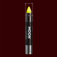 Yellow neon UV body makeup crayons