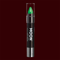 Green neon UV body makeup crayons