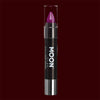 Violet neon UV body makeup crayons