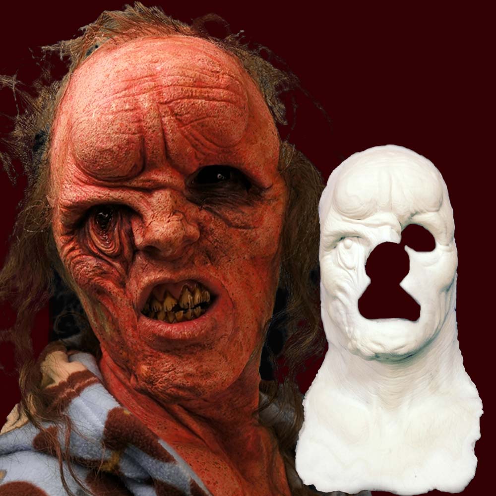 foam latex prosthetic deformed mutant monster mask