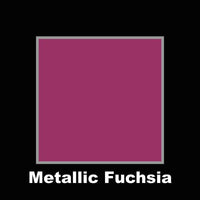 Water activated metallic fuchsia makeup