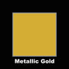 Water activated metallic gold makeup