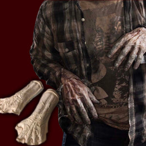 foam latex veiny zombie creature hand backs