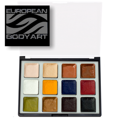 European Body Art alcohol activated master makeup palette