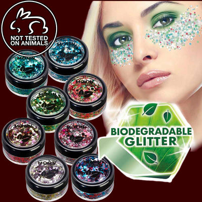 Chasing Rainbows :Chunky Biodegradable Iridescent Glitter (glitter sold by  the pound)