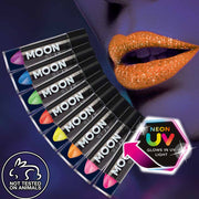 Neon UV glitter lipstick