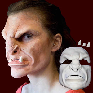 Female  small troll orc prosthetic mask