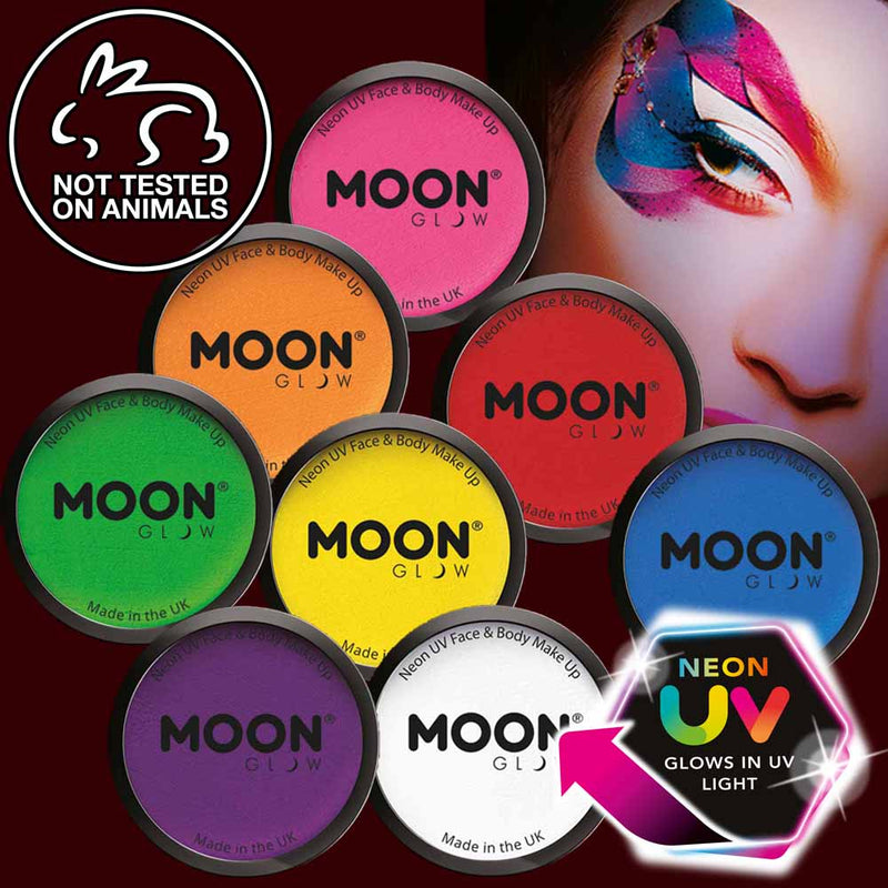 Moon Glow Pro Intense Neon UV Cake Pot Single 36g Costume Make Up main image 1
