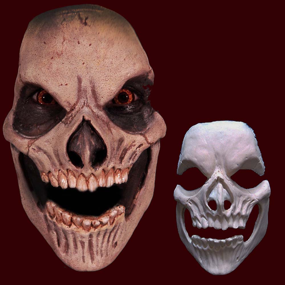Skull prostetic grim reaper mask
