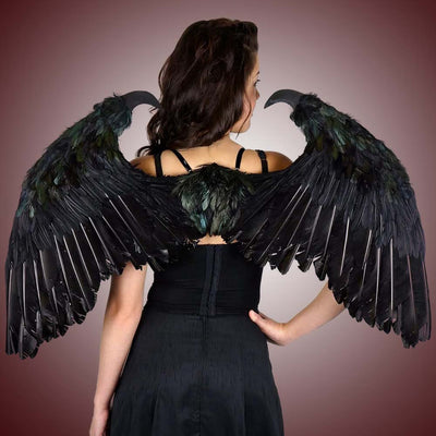 Maleficent Inspired Black Angel Wing (small)