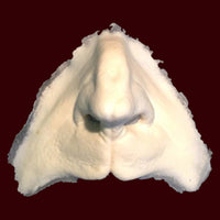 foam latex costume pointed crooked nose and split lip appliance