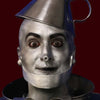 Classic tin man FX makeup nose and jaw prosthetic