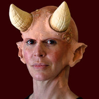 Costume demon horns and forehead