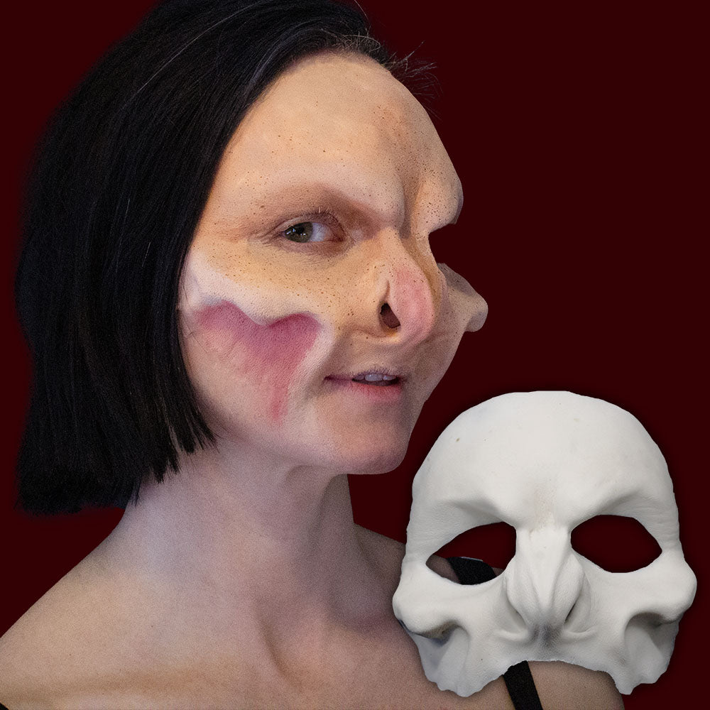 Foam latex costume face appliance mask