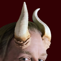 SFX makeup prosthetic goat horns