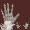 Zombie hand prosthetic hand cover