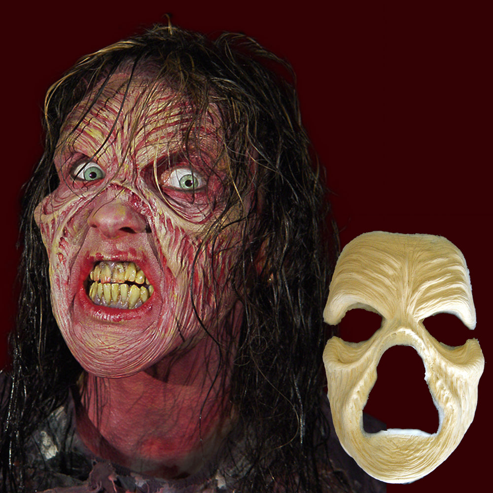 withered zombie face costume mask