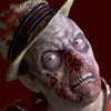 Stage 3 rotting zombie prosthetic mask
