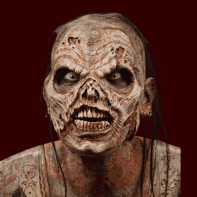 zombie rip off face mask