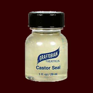 Castor oil sealer for latex appliances
