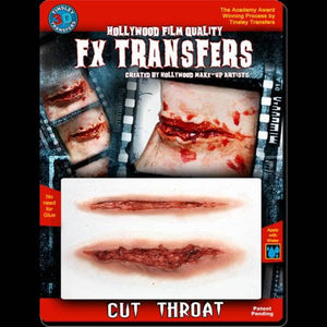 cut slashed throat 3d transfer sfx halloween