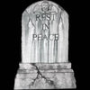 rest in peace tombstone halloween graveyard prop