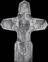Lion Cross Tombstone Only