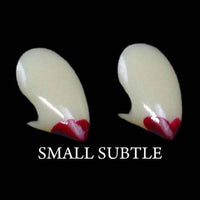 Small blood tip vampire fangs