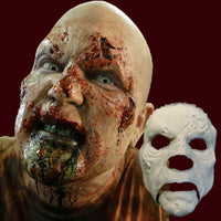 Undead zombie face prosthetic mask