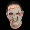 stitched on face halloween mask